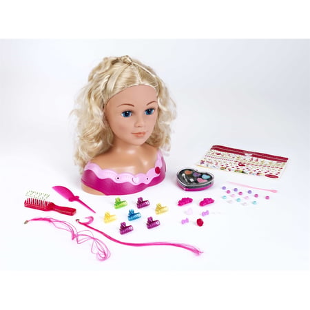 Tête à Coiffer Enfant - 35 Pièces Jeu De Maquillage Et Coiffure Pour Filles 3-8 Ans, Cadeau Anniversaire Noël - 7