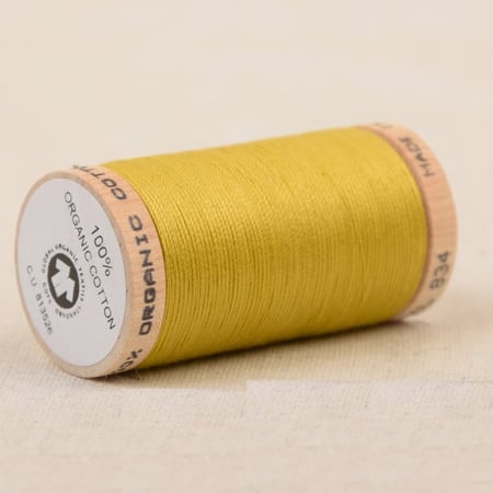 Bobine de fil 100% coton bio 275m vert tilleul