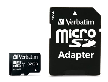 Carte micro SDHC 32GO VERBATIM pro U3