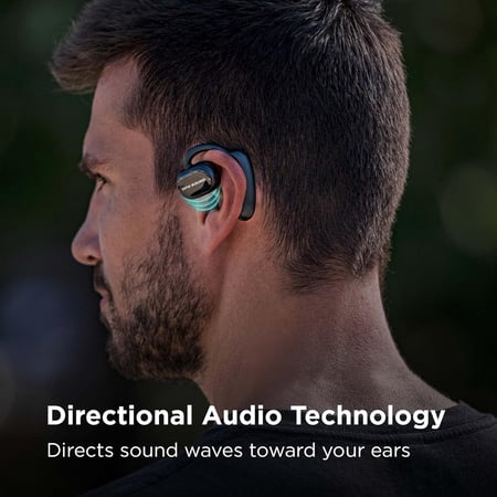 Écouteurs Bluetooth Clip Oreille Ouvert - Bluetooth 5.4, 48h Autonomie, étanche IPX7, Léger (3g), Idéal Sport Et Voyage