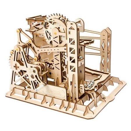 Puzzle 3d bois | Circuit à billes Lift Coaster
