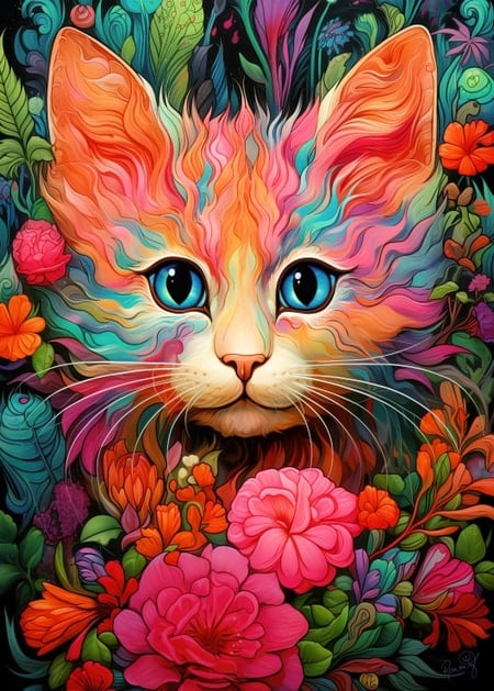 Puzzle 300 pièces - Kitty & Bloom - Bluebird Puzzle