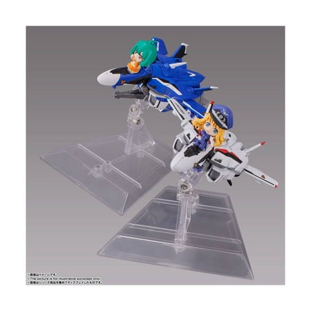 Macross Frontier - TINY SESSION VF-25G MESSIAH VALKYRIE (MICHAEL USE) with RANKA 10 cm