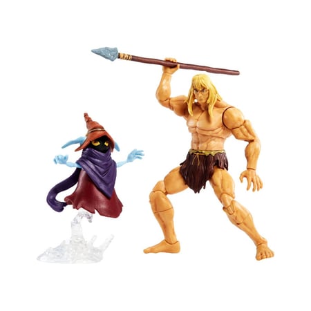 Maîtres de l'Univers : Revelation Masterverse 2022 - Figurines Deluxe Savage He-Man & Orko 18 c