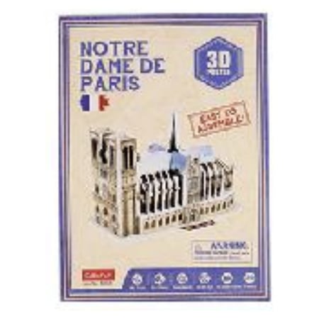 Maquette 3D Notre - Dame de Paris - Marron - MGM