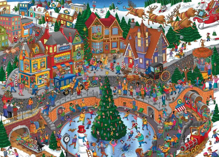 Puzzle 1500 pièces - Holiday Havoc - Grafika