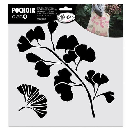 Pochoir pour textiles - Végétaux