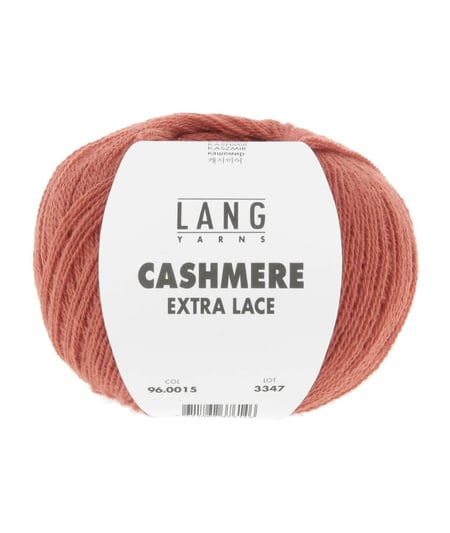 Pelote CASHMERE EXTRA LACE exceptionnelle à tricoter - 25gr- Lang Yarns : Une laine d’exception, douce et luxueuse 0015 Orange