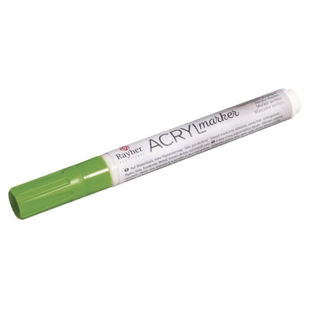 Crayon - feutre acrylique, vert poison, Pointe ronde 2 - 4mm, avec soupape