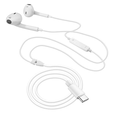Écouteurs EarPods USB C Kit Mains Libres Câble Anti-sueur Original