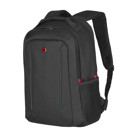 Sac à dos Wenger BQ avec compartiment 16 pouces - compartiments rembourrés - sangle trolley - Noir