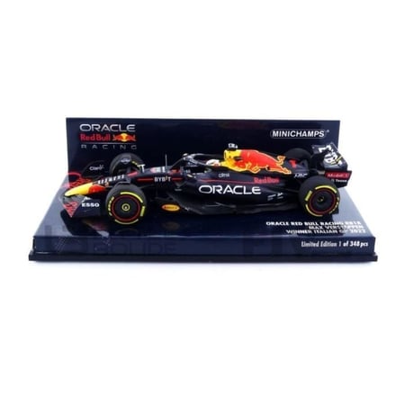Voiture Miniature de Collection - MINICHAMPS - RED BULL RB18 - Échelle 1/43 - Multicolore - Winner GP Italie 2022