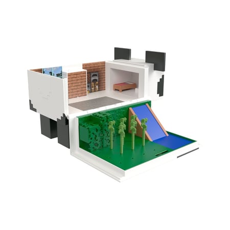 Minecraft - Playset Mob Head Minis La maison du Panda
