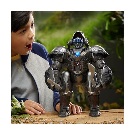 Transformers : Rise of the Beasts - Figurine électronique Command & Convert Animatronic Optimus