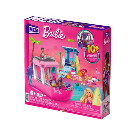 Barbie - Jeu de construction MEGA Bateau de rêve à Malibu