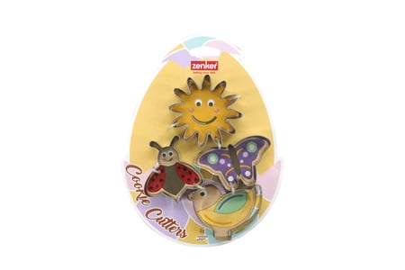 Ensemble de 4 emporte-pièces Pâques Inox Zenker Pâques