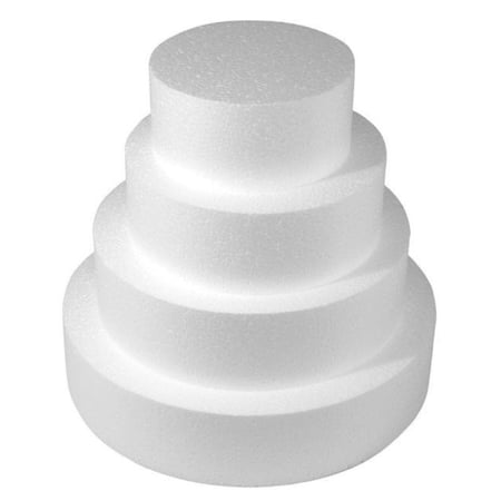 Pièce montée Géante polystyrène Ø 80 à 20 cm Haut 120 cm 4 p