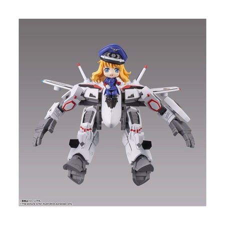 Macross Frontier - TINY SESSION VF-25F MESSIAH VALKYRIE (ALTO USE) with SHERYL 10 cm