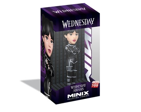 MINIX - Wednesday - Woensdag Addams met het ding #123 - verzamelfiguur 12 cm