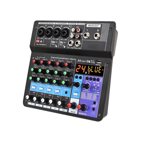 Table de mixage - Pronomic PM83U 8-Channel Powered Mixer avec USB / SD