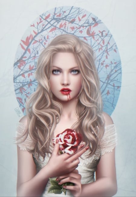 Puzzle 1000 pièces - Blood Rose - Grafika