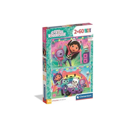 Puzzle 2D 120 pièces - Gabby et la maison magique - CLEMENTONI