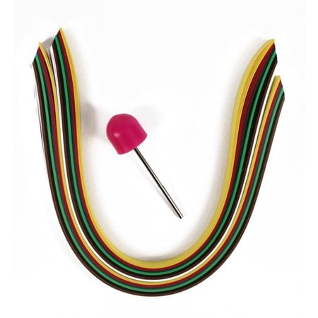 MégaCréa DIY - Kit Quilling 140 bandelettes Noel outil offert
