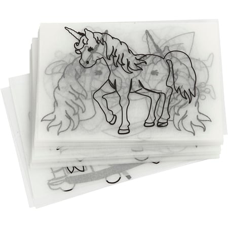 Hewolly Lot De 50 Feuilles En Plastique Rétractable Pour Enfants, 14,8