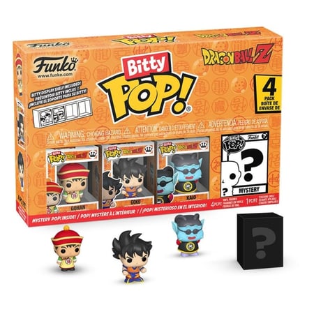 Dragon Ball - Pack 4 figurines Bitty POP! Dragon Ball 2,5 cm - Funko