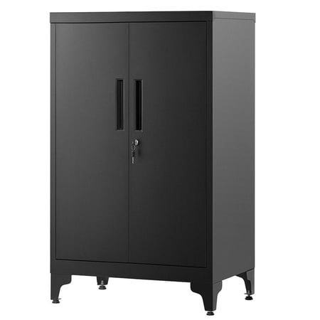 Caisson de bureau placard polyvalent armoire de bureau à 2 portes verrouillable