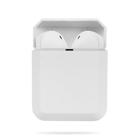 Ecouteurs Bluetooth Sans Fil V5.0 HiFi Avec Boîtier De Charge Et Contrôle Tactile Blanc YONIS