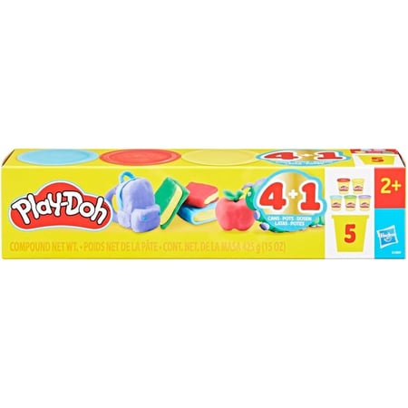 Coffret de 5 pots de pâte à modeler