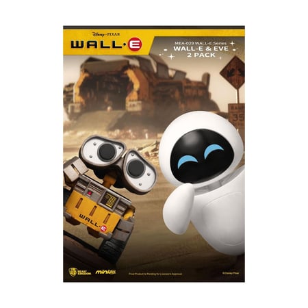 Wall-E - Pack 2 figurines Mini Egg Attack Wall-E Series  & Eve 8 cm