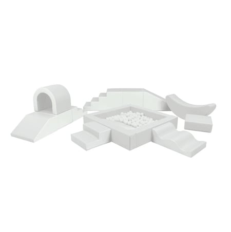 Grand ensemble blocs en mousse blanc