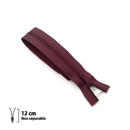 Fermeture éclair pantalon Z13 - Non séparable métallique 4mm - 12 cm
