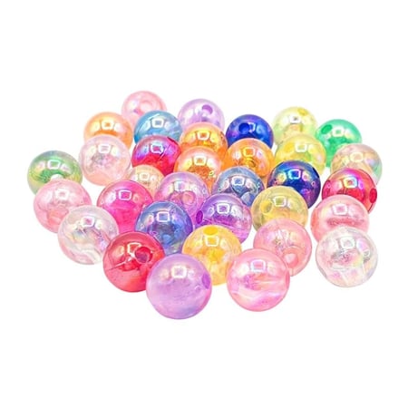 MégaCréa DIY - Perles rondes irisées 1 cm 40 g