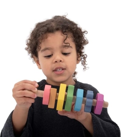 Boulon géant Montessori - Jouet créatif et éducatif