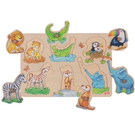 Puzzle à encastrements maman et son petit