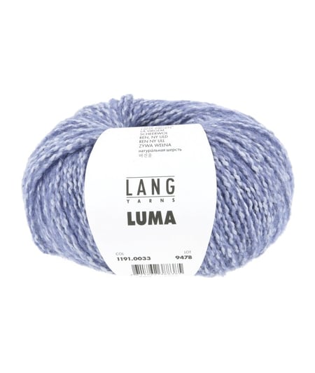Pelote Luma — Soie, Alpaga & Laine Vierge — Lang Yarns 0033 bleu