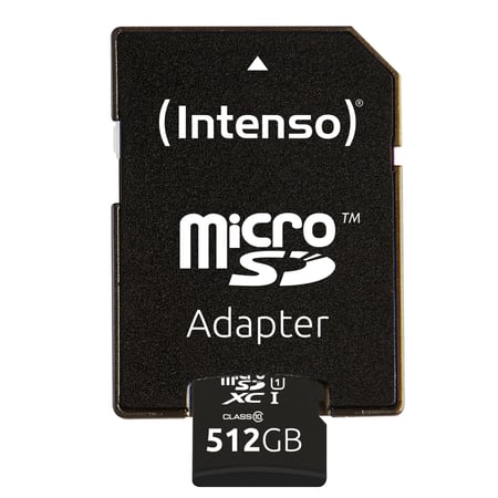Carte micro Intenso SDHC 512GO - UHS-I+AD