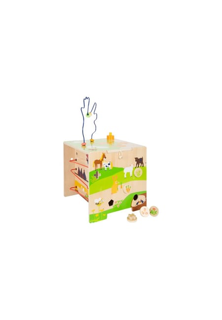 Cube de motricité la vie à la campagne