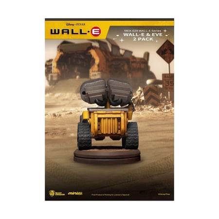 Wall-E - Pack 2 figurines Mini Egg Attack Wall-E Series  & Eve 8 cm