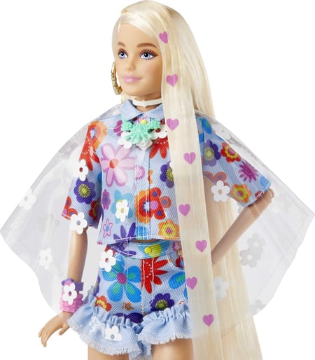 Robe Fleurie 100% Coton Taille 6 Mois Pour Poupée Grande Taille - Style Printanier été, Origine France