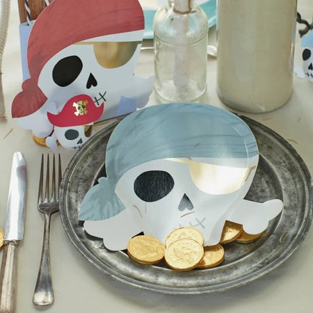 8 Assiettes Golden Pirate