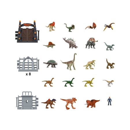 Jurassic Park Minis - Calendrier de l'avent 30ème anniversaire Jurassic Park Minis