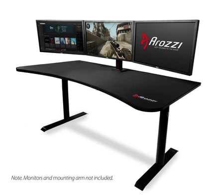 Bureau gaming Arozzi ARENA noir pure