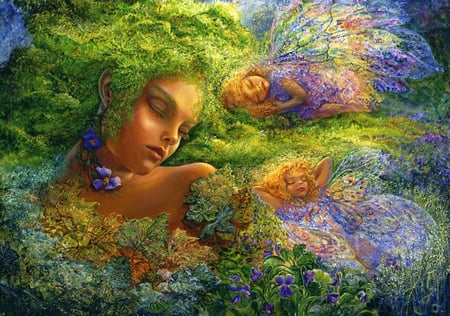 Puzzle 1500 pièces - Josephine Wall - Moss Maiden - Grafika