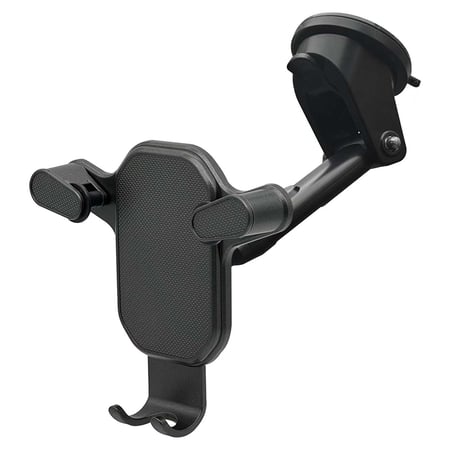 Force Power Support Voiture Pare-brise et Tableau de Bord avec maintien berceau adjustable Noir