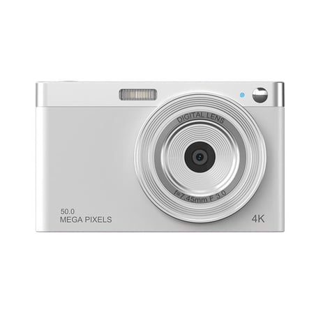 Appareil Photo Numérique 50MP 4K Vidéo Vlog Autofocus Zoom 16x Rose Blanc YONIS