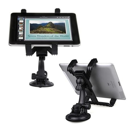 Support Voiture à ventouse pour tabllette 10 pouces compatible Samsung iPad YONIS